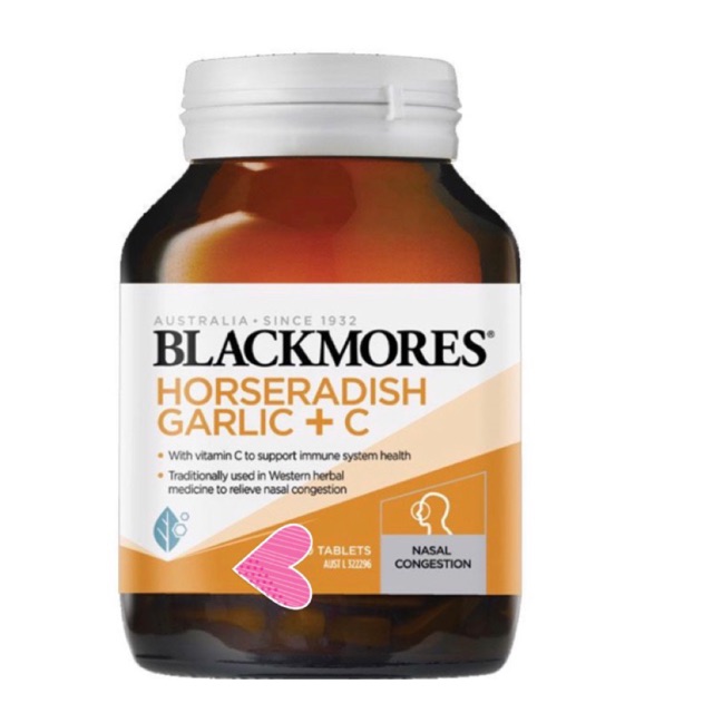 Blackmores Horseradish Garlic Vitamin C 50pk Exp11/21 Shopee Malaysia
