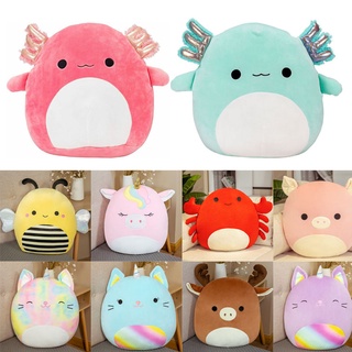 8" Cute Cartoon Cow Plush Pillow for Kids Squishmallow Connor The COW 20cm 