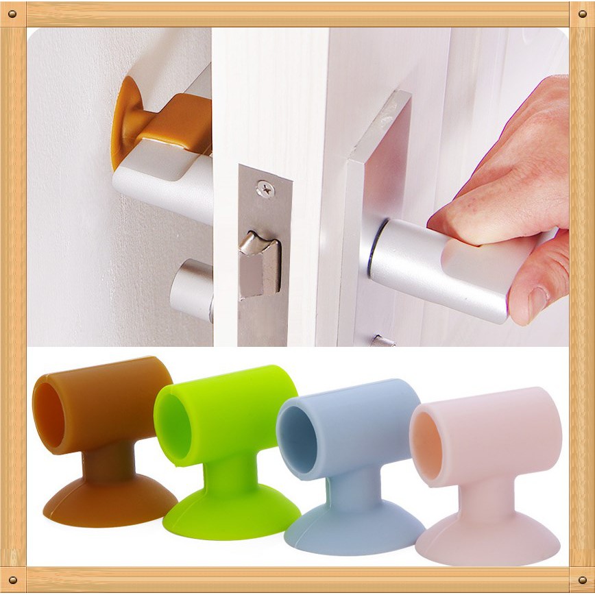Door Stopper Doorknob Wall Mute Crash Pad Door Door Handle Lock