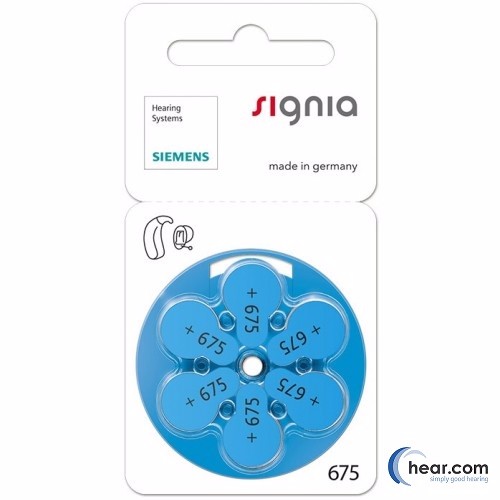 Siemens Hearing Aid Battery Size 675 10 Packs Shopee Malaysia