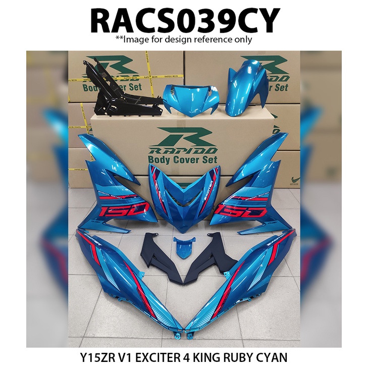 Coverset Y15ZR V1 Exciter 4 King Bodyset (Sticker Tanam) Shopee Malaysia