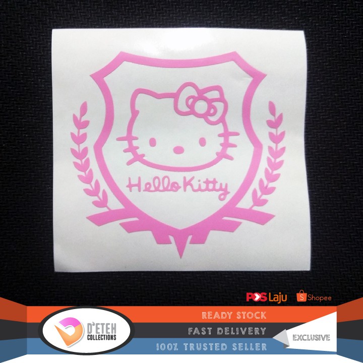 Hello Kitty VIP Logo Car Vinyl Decal Sticker | Shopee Malaysia