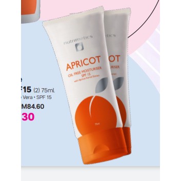 Tupperware Nutrimetics Apricat SPF 15 moisturiser