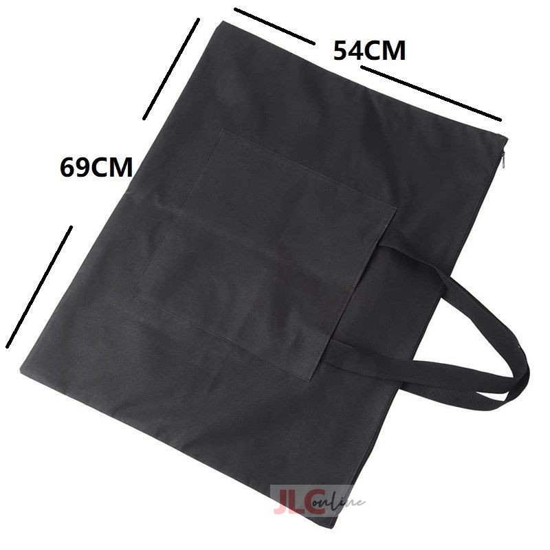 Portable A2 Drawing Sketch Board Storage Painting Document Carry Case Lazmin Oxford Canvas Drawing Board File Bag 