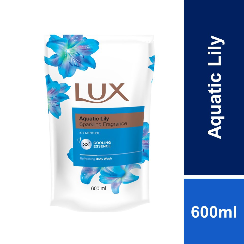 Lux Shower Gel Aqua Sparkle Refill 600ml Shopee Malaysia