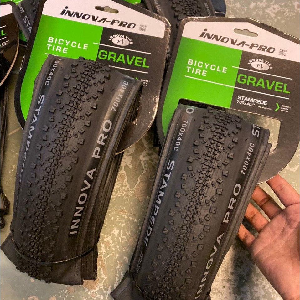 INNOVA PRO STAMPEDE GRAVEL TIRES 700X40C BICYCLE TIRES LIGHTWEIGHT