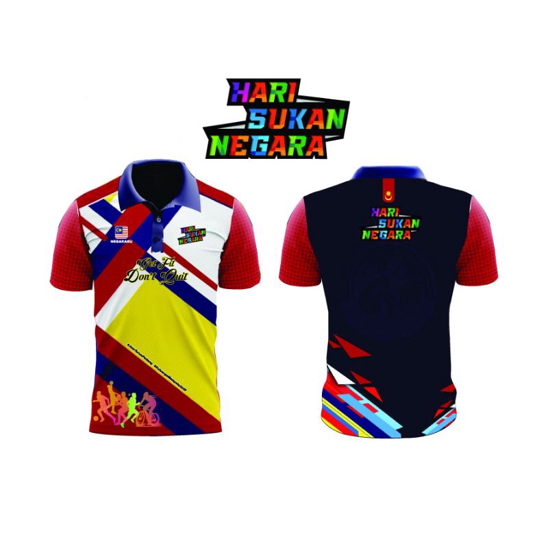 Tshirt Hari Sukan Negara (sublimation) | Shopee Malaysia