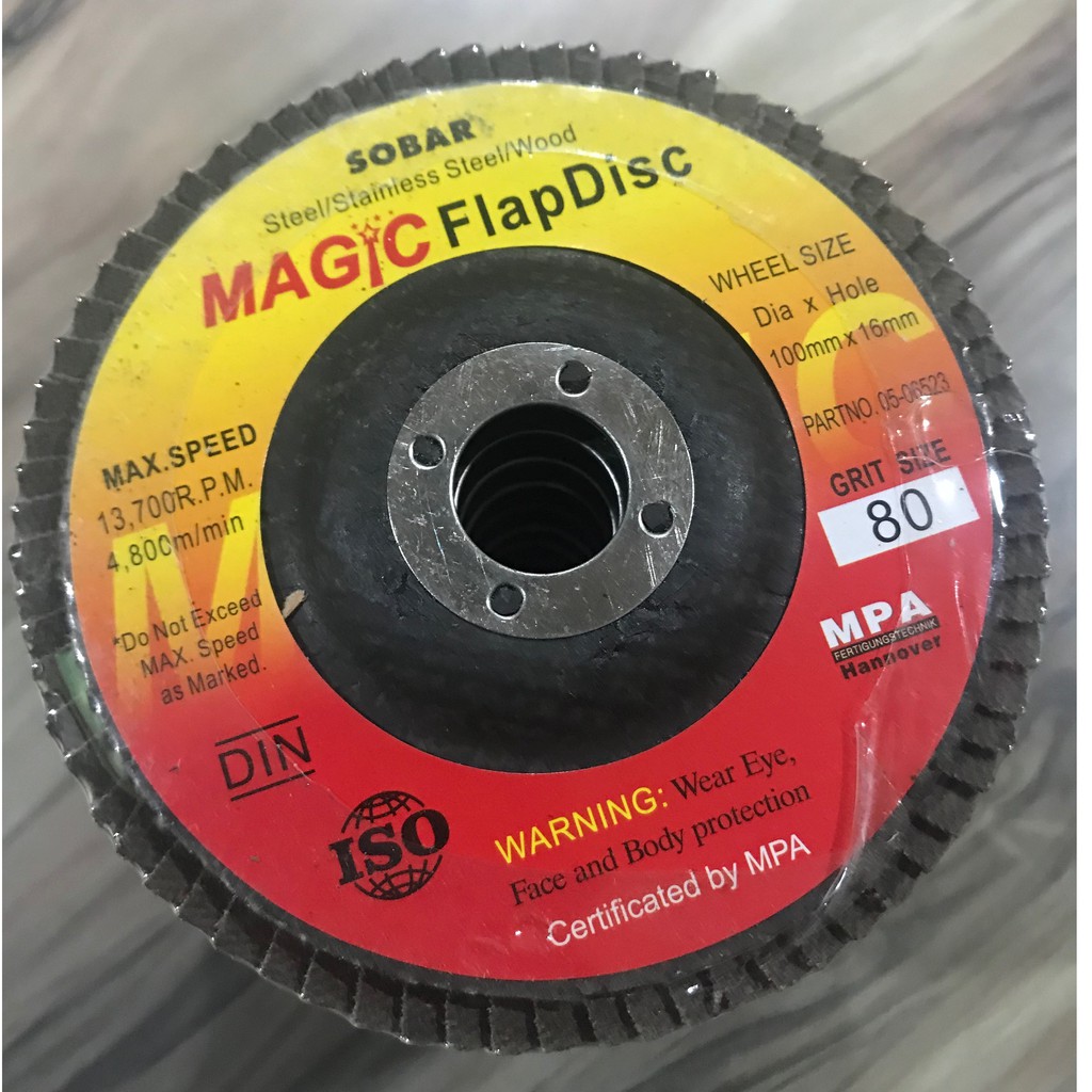 10pcs 4'' Magic Flap Disc 80 Shopee Malaysia