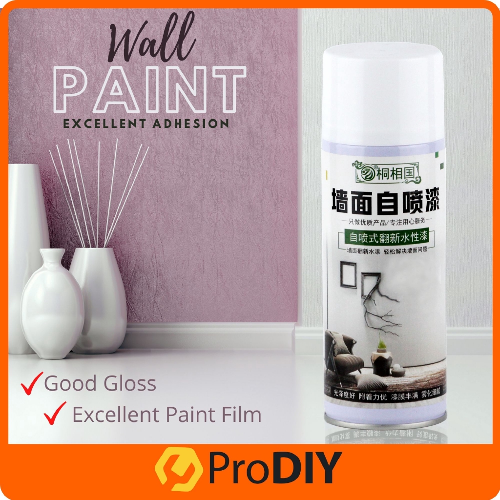 TXG Wall Paint Spray Self Spray White Spray Wall Surface Paint Home Wall Renovation Cleaning Graffiti Cat Putih 450ml