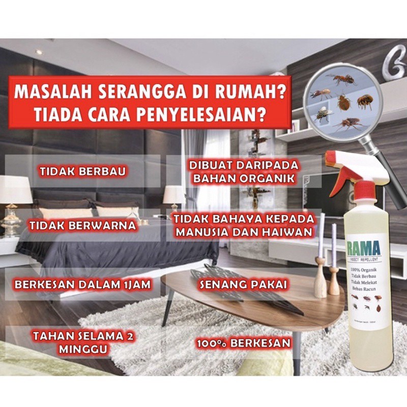 breeze RAMA INSECT REPELLENTRACUN SERANGGA ORGANIKSEMUTKUTU SPRAY