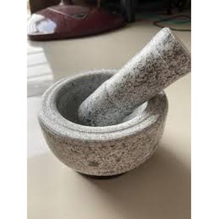 RAYACO 14 5CM Mortar and pestle Lesung Batu  Nature 