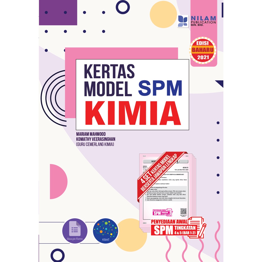 Officiail Nilam Kertas Model Spm Kimia 2021 Shopee Malaysia