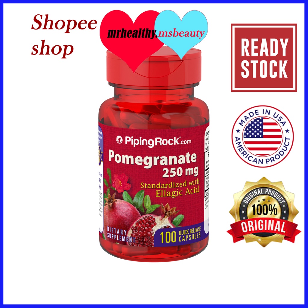 Pure Pomegranate Extract 500mg (60 Capsules) lupon.gov.ph