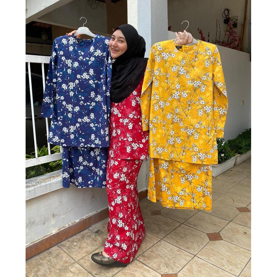  BAJU  KURUNG  MODERN ENGLISH COTTON  BK13 HARGA  BORONG 