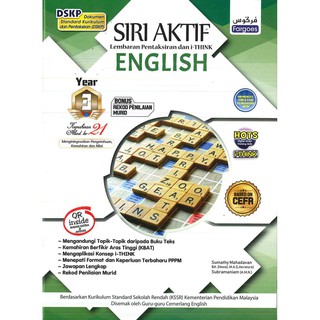 Buku Latihan Tahun 3 - Siri Aktif Bahasa Melayu / English 