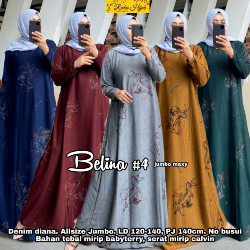 Buy Gamis Jumbo Belina 4 Ld 120 140 By Redea Seetracker Malaysia