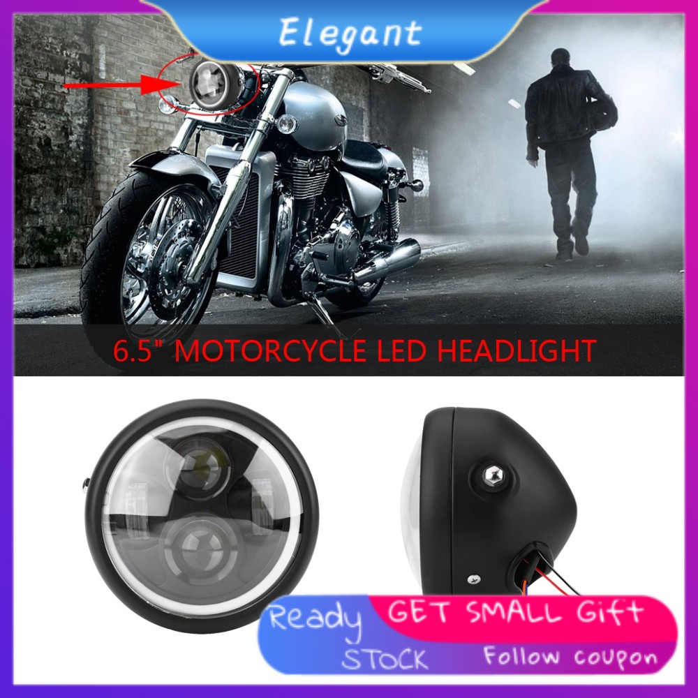 [ELE]Aluminum&PC Motorcycle LED Headlight HeadLamp Bulb for Harley ...