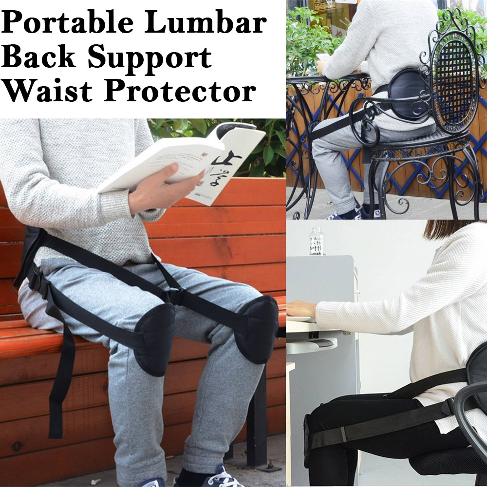 portable lumbar back support