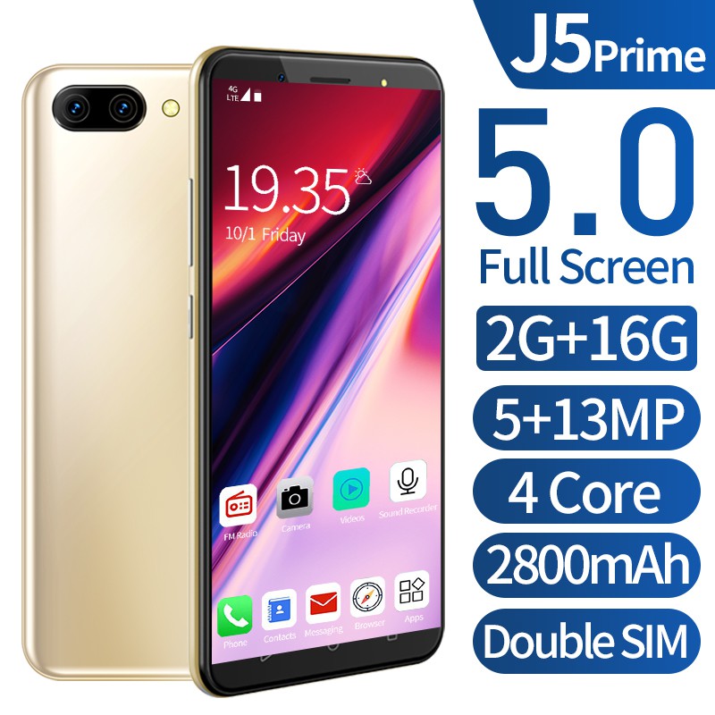  Telefon Murah  J5 Prime Smart Phone 2GB RAM 16GB ROM 5 