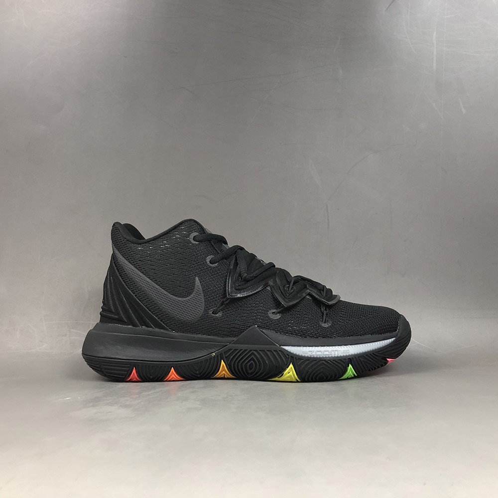 kyrie 5 triple black rainbow