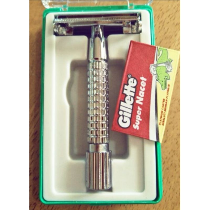 Pisau Cukur Gaya Otai 1 Pack 5 1 Keping Pisau Cukur Gillette Super Nacet Shopee Malaysia