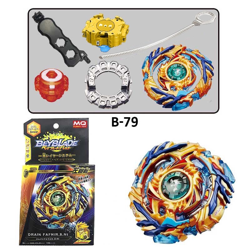 Beyblade Burst Mq B 79 Drain Fafnir B 96 Strike God Valkyrie Mugen Shopee Malaysia