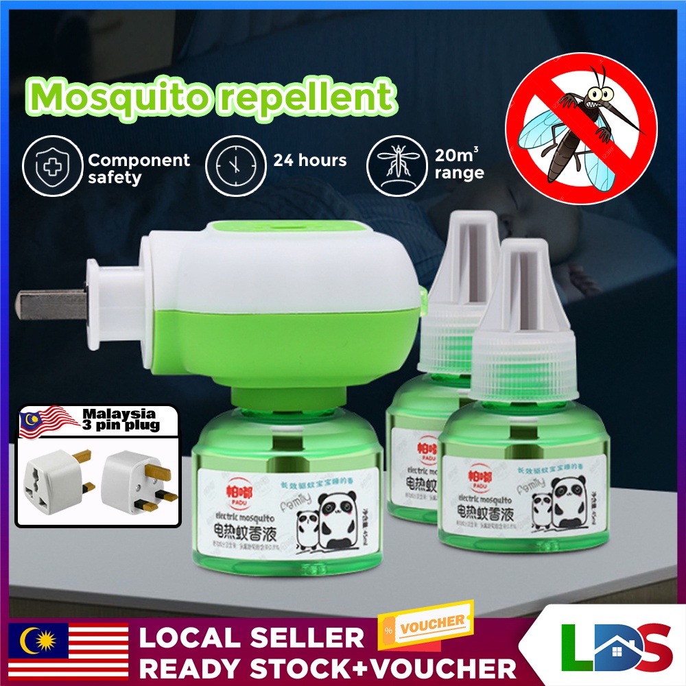 LDS Electric Mosquito Repellent Device & Liquid Non-Toxic Pregnant ...