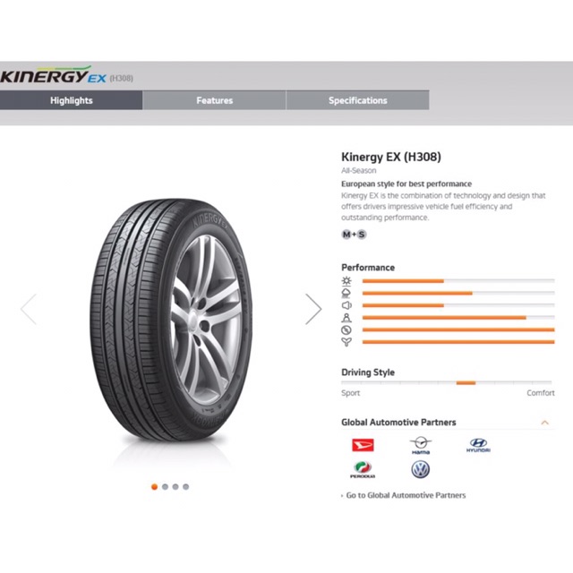 Tyre Promotion 16 Hankook H308 Kinergy Ex With Installation At Pj Shopee Malaysia