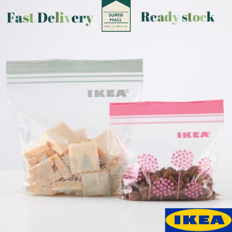 IKEA ISTAD RESEALABLE ZIP LOCK BAG Shopee Malaysia