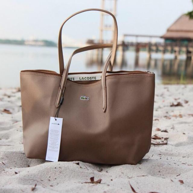 Lacoste tote bag ready stock Shopee Malaysia