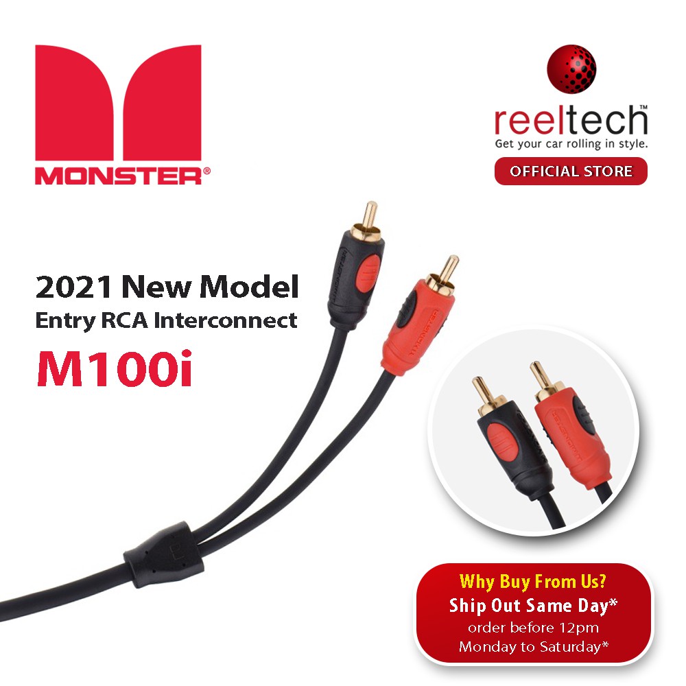 Monster RCA Cable M100I | High Performance RCA Cable | 100% Original