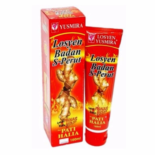 YUSMIRA LOSYEN BADAN S-PERUT EXTRA HOT PLUS PATI HALIA 160ML | Shopee ...