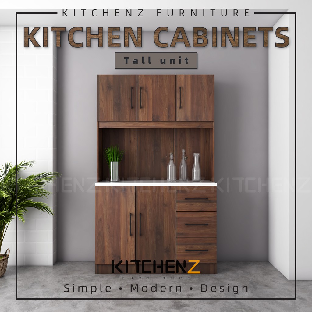 KitchenZ Ventura Series Kitchen Cabinets Tall Unit / Kitchen Storage ...