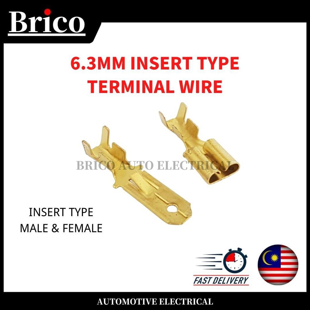 (20pcs) Terminal Wire Connector Insert type Male and Female Wire clips