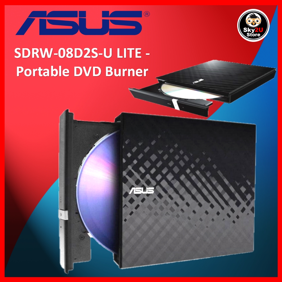 Asus Sdrw 08d2s U Lite Portable 8x Dvd Shopee Malaysia