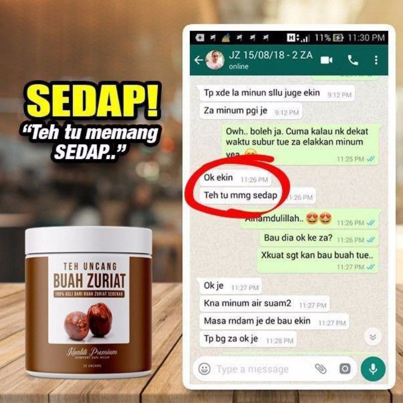 Teh Uncang Buah Zuriat Ikhtiar Hamil Untuk Suami Isteri Shopee Malaysia