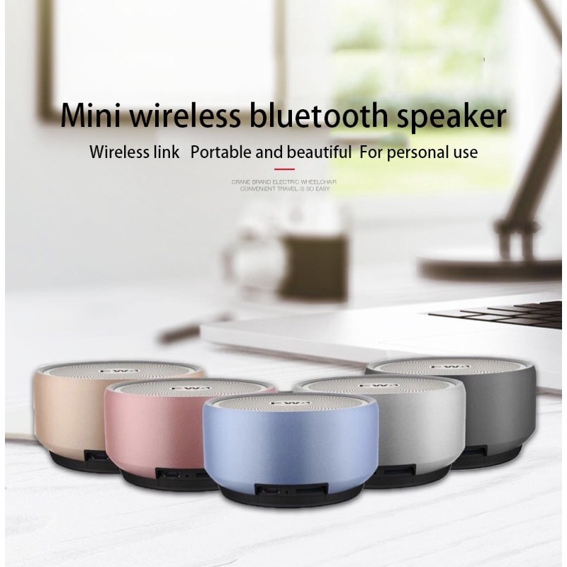 Original EWA-A6 Metal Super Bass Bluetooth Speaker Mini Wireless Stereo Subwoofer Support TF Card For Mobile Phones