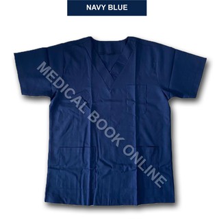 Medical Scrub Suit Shirt Navy Blue ( Top & Pant ) Unisex