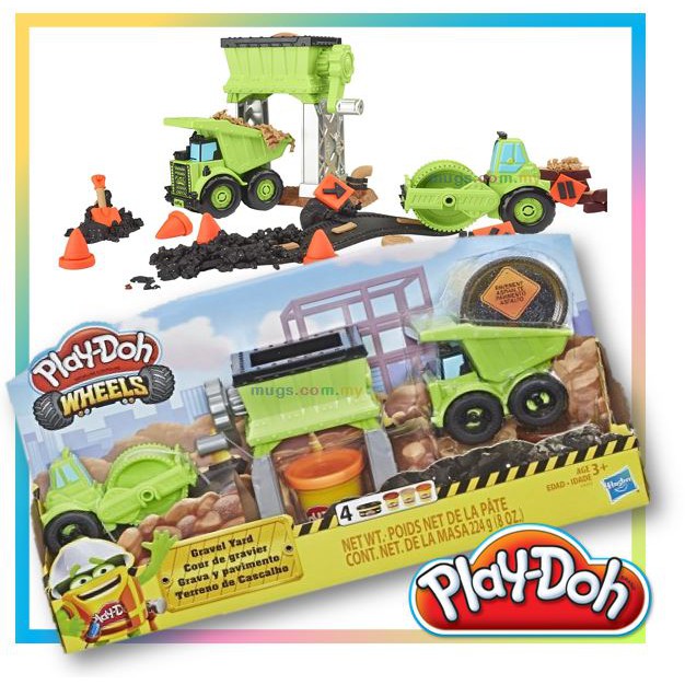 play doh wheels crane and forklift
