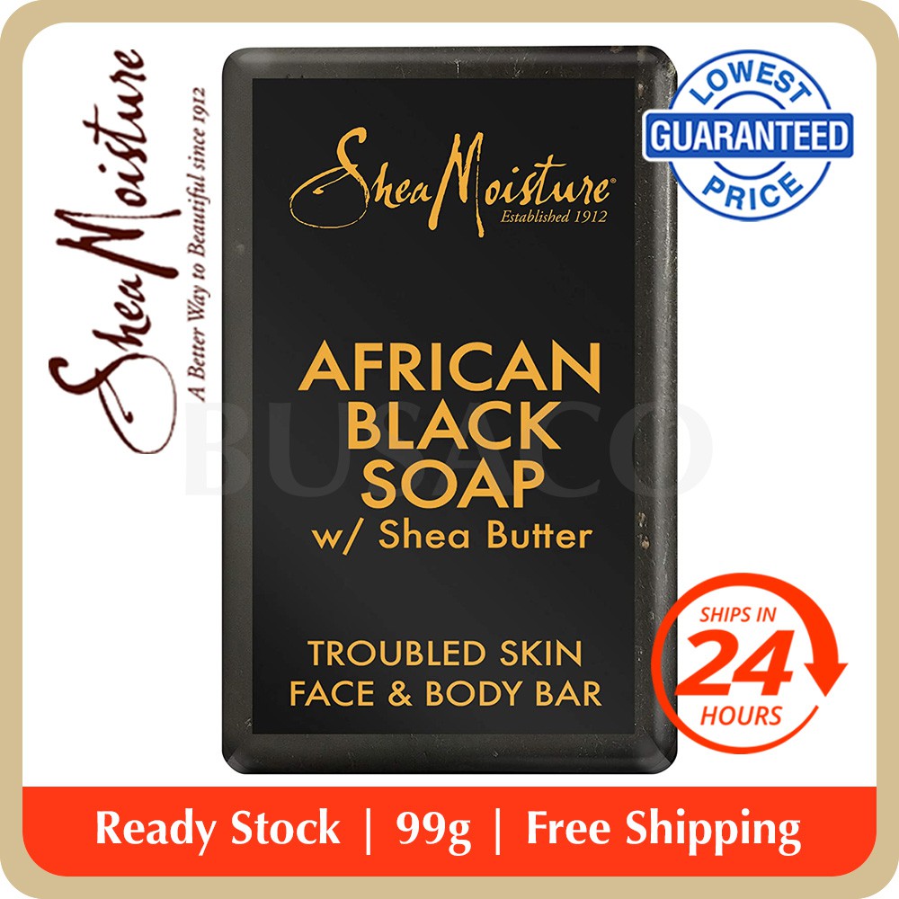 🔥In Stock🔥 99g Shea Moisture African Black Soap Blemish Acne Prone