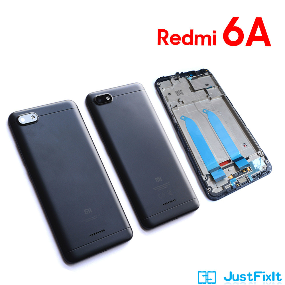Battery Back Cover For Xiaomi Redmi 6a Rear Door Housing Replacement Repair Spare Parts Front Panel For Redmi6a Shopee Malaysia