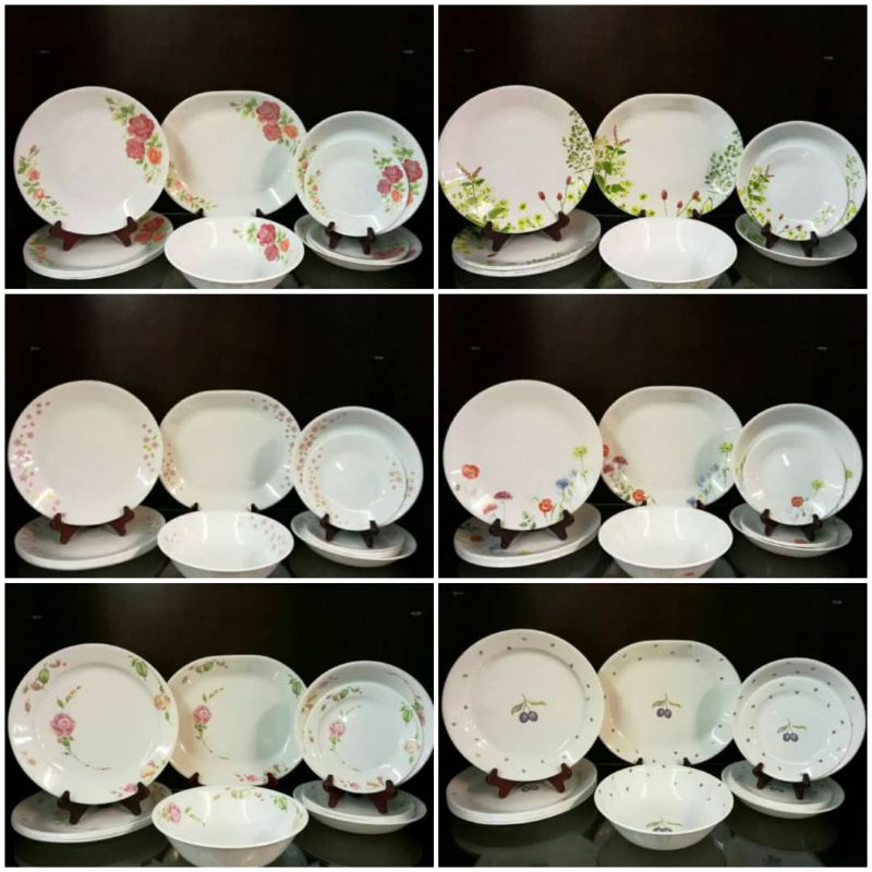 Corelle Dinner Set 16 Pcs Original Made in u.s.a Shopee Malaysia