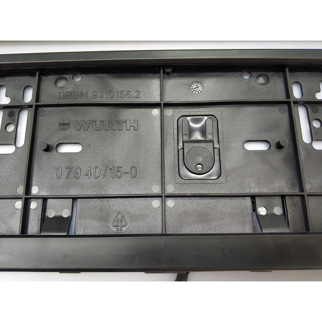 wurth mercedes number plate holder