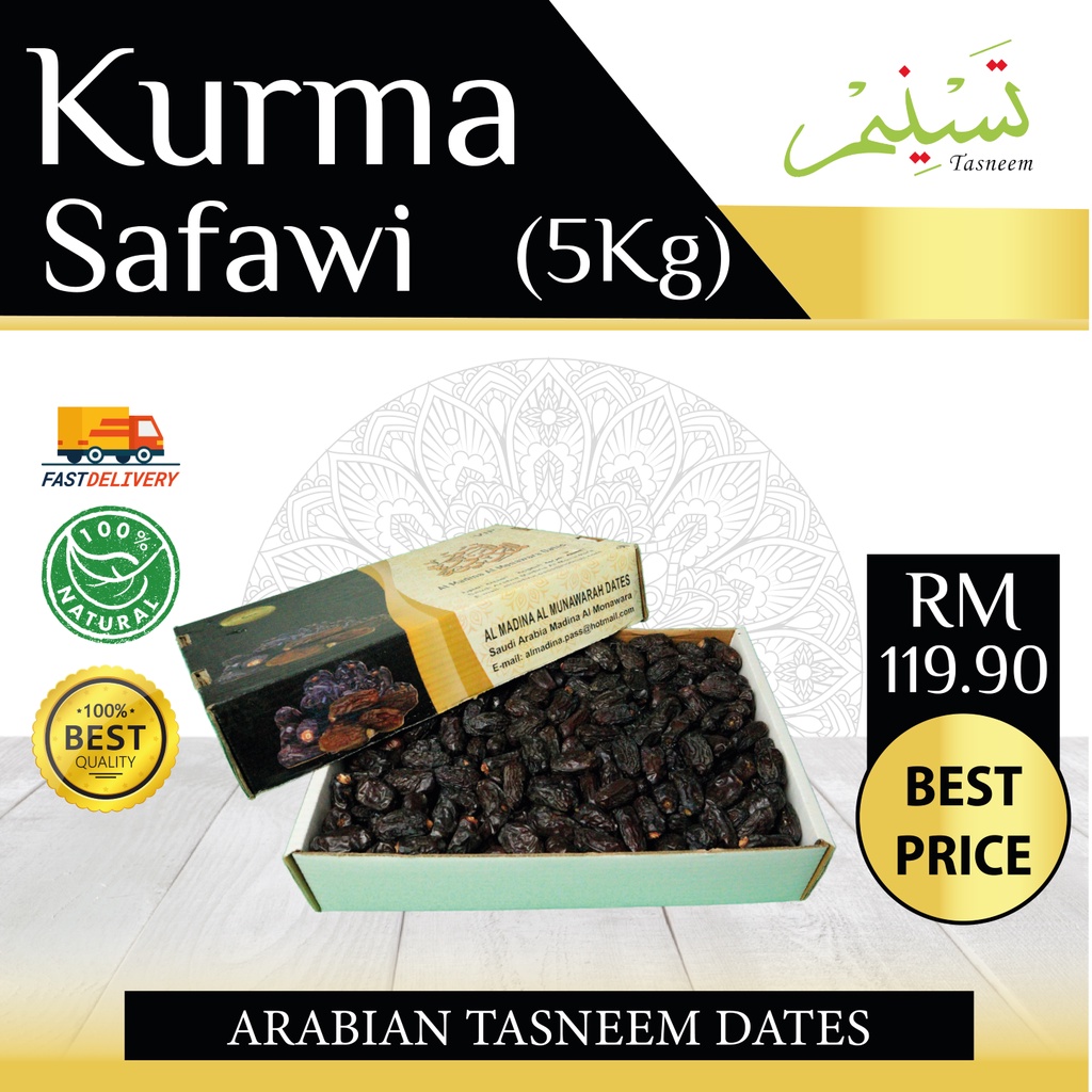 5kg KURMA SAFAWI SAFAWI DATES | Shopee Malaysia