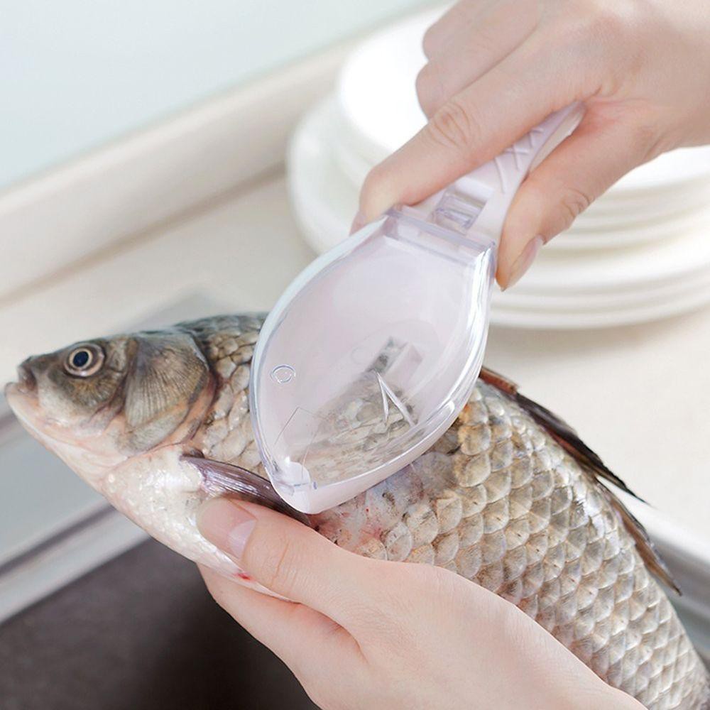 [ Local Ready Stocks ] Kitchen Tools Fish Scales Remover with Lid