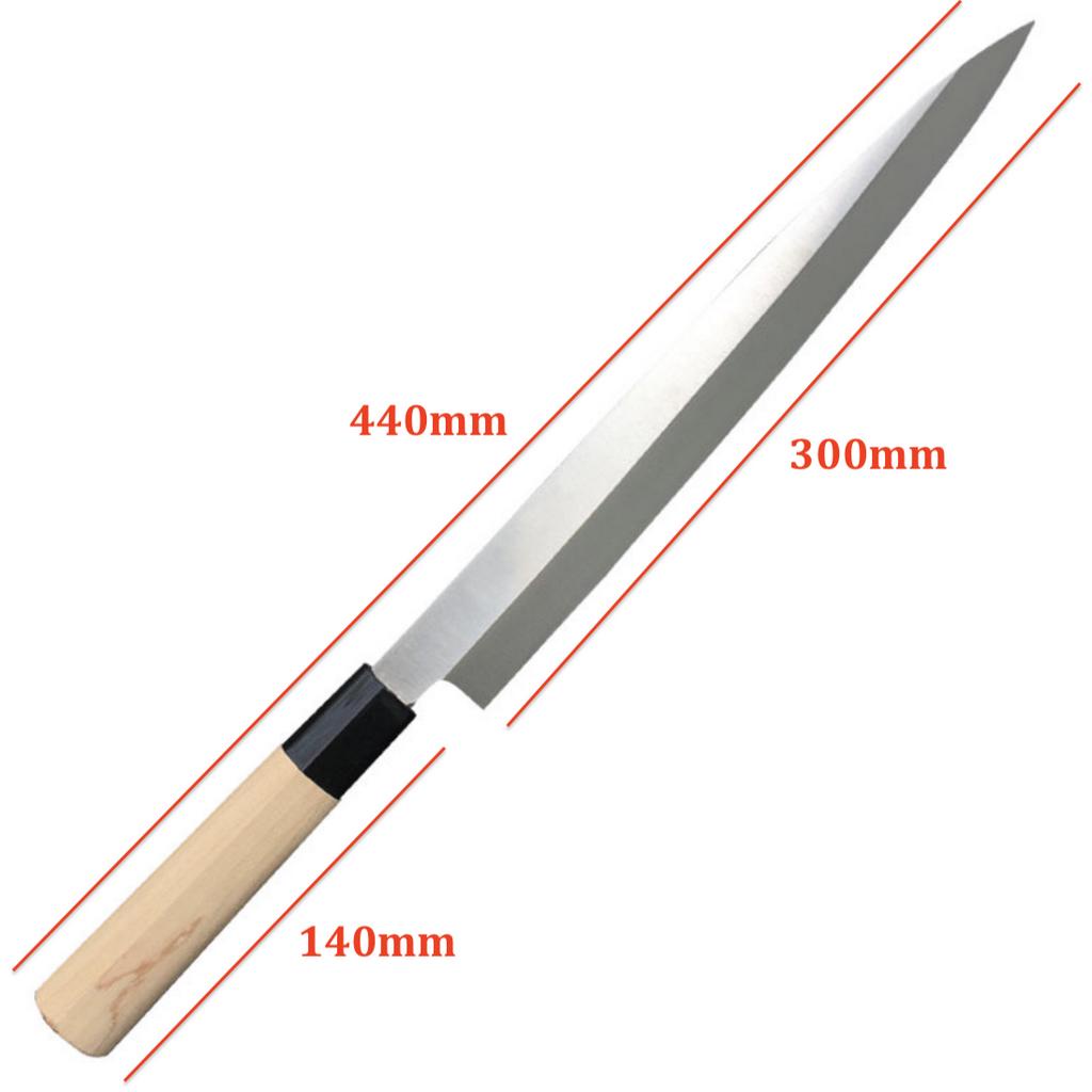 11 Inches Japanese Yanagiba Single Bevel Sashimi Knife 3.5mm Thick