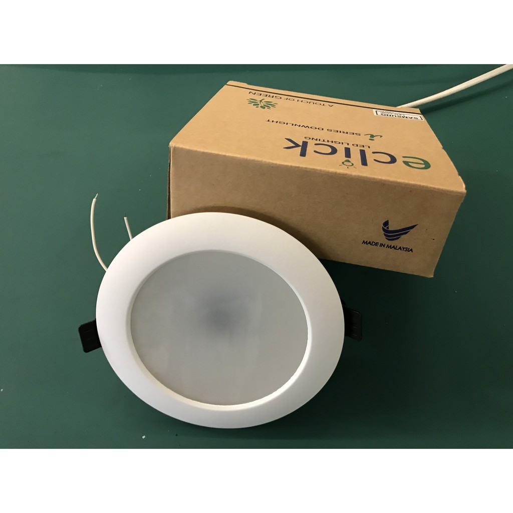 Samsung Led Chip Eclick I Series Led Round Downlight 4 Inch 8 Watt 6 Inch 12 Watt Daylight 6500k65 Shopee Malaysia