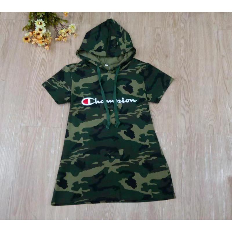 champion army green hoodie