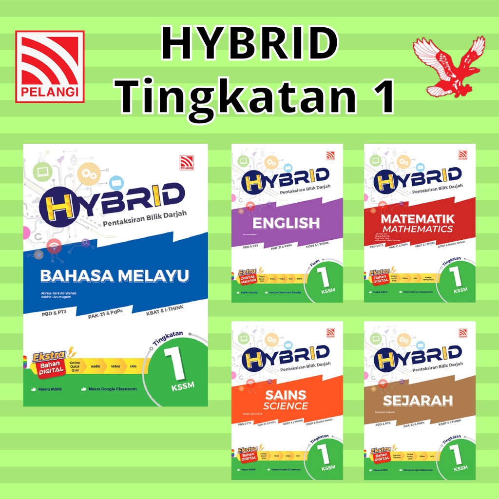 [JASA] PELANGI Buku Latihan: Hybrid PBD Tingkatan 1 KSSM 2022 | Shopee ...