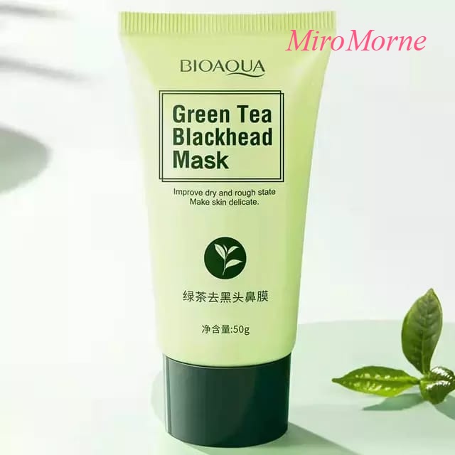Bioaqua Green Tea Blackhead Remover Mask Peeloff Mask Masker Muka Teh